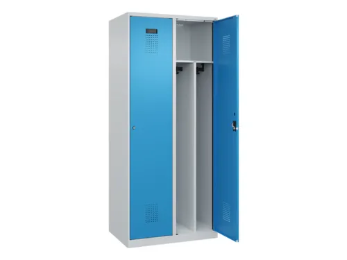 locker voor scheiding van kleding,HxBxD 1850x800x500mm,2vak
