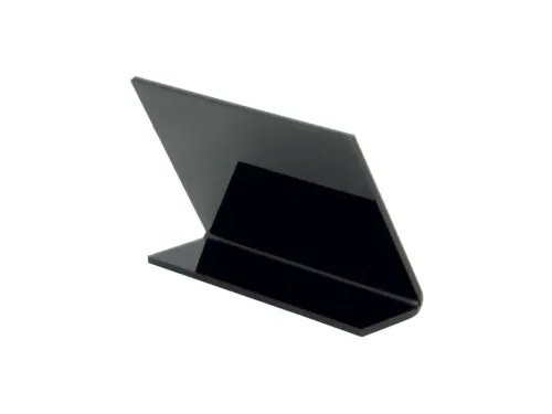 Krijtbord Securit A8 L-bord horizontaal zwart 5 stuks