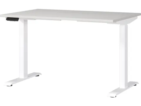 Elektrisch ihv bureau,HxBxD 720-1200x1200x800mm,blad lichtgrijs