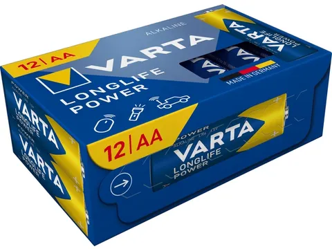 Batterij Varta Longlife Power 12x AA