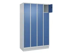 lockerkast,HxBxD 1950x1200x500mm,4x5vakken,vak B 300mm,cil.-slot