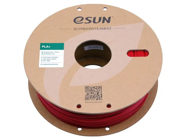 eSUN PLA+ 3D printer Filament 1,75mm Brandweerwagen Rood 1kg