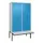 locker voor scheiding van kleding,HxBxD 2120x1200x815mm,4vak