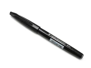 brushpen Sign Pen Brush Touch, zwart - 1