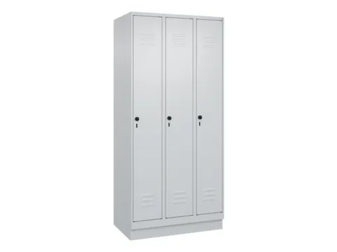 locker voor scheiding van kleding,HxBxD 1950x900x500mm,3vak