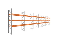 palletstelling,basis+6xaanbouw,HxBxD 3990x19700x1100mm,vakl. 3000kg