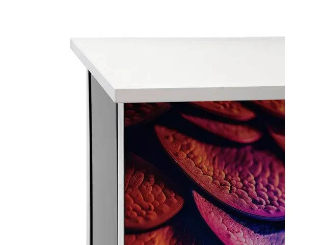 Behuizing digitale counter Futuro voor 32 inch scherm Wit