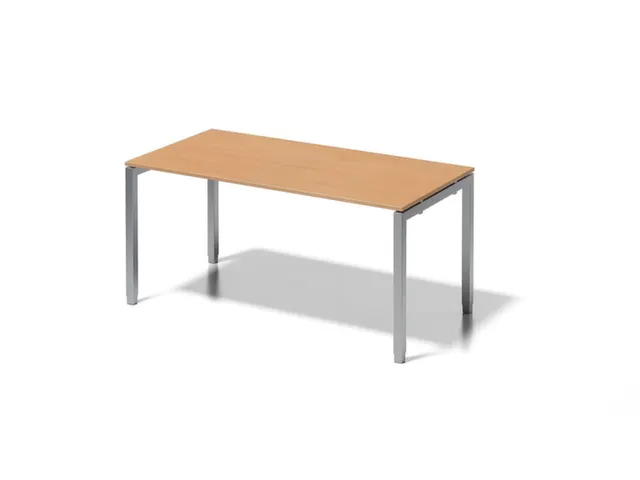 In hoogte verstelbaar bureau,HxBxD 650-850x1600x800mm,blad beuken