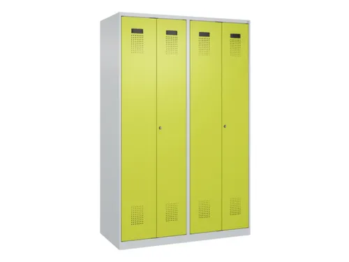 locker voor scheiding van kleding,HxBxD 1850x1200x500mm,4vak