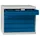 ladekast 600x500x600mm 5laden cilinderslot RAL7035 front RAL5010