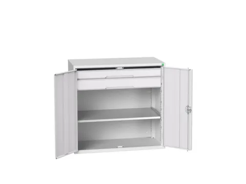 universele kast,HxBxD 1000x1050x550mm,1xStalen bodem,2lade(n)