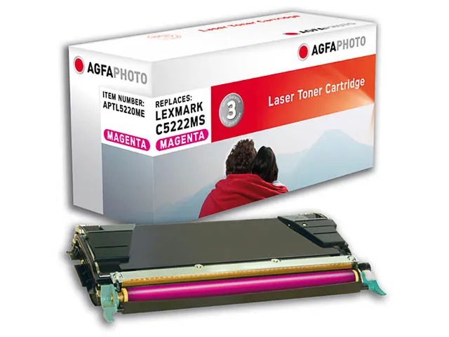 APTL5220ME Lexmark 00C5220MS Optra C Toner magenta rebuilt 7000pag