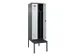locker met bank,voor scheiding van kleding,HxBxD 2120x600x815mm,2vak