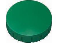 Magneet MAULsolid, diameter 24 x 8 mm, groen, 10 stuks