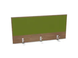 opzetpaneel,v. bureau,aanbouw achter,B 1200mm,NT-cherry,BN7048-groen