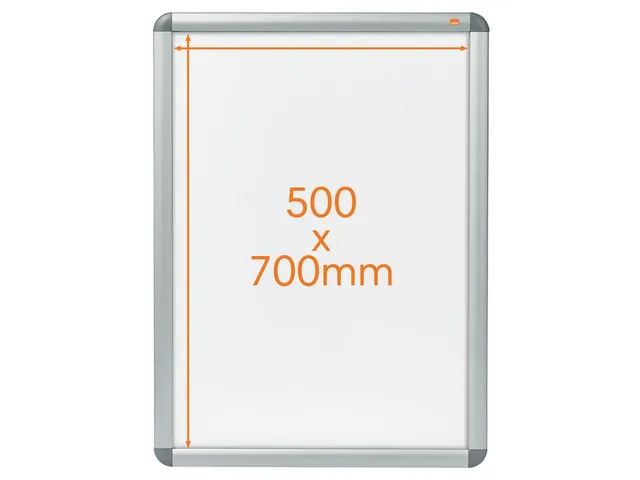 Clicklijst Nobo Essence Aluminium B2 700x500mm