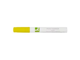 Q-CONNECT Paintmarker op oliebasis ronde punt 2-3mm Geel - 1