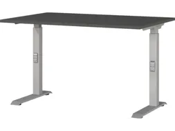 In hoogte verstelbaar bureau,HxBxD 680-910x1200x800mm,blad grafiet