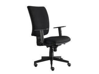 Bureaustoel Solid met armleuningen Zwart - 2