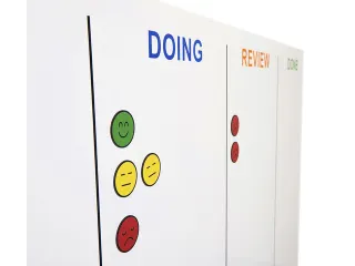 Whiteboard Rocada Skinagile 100x150cm wit gelakt - 8