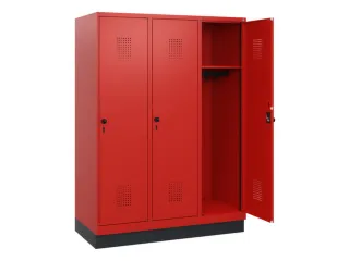 schoollocker,HxBxD 1630x1200x500mm,3vak,vak B 400mm,draaigrendel - 1