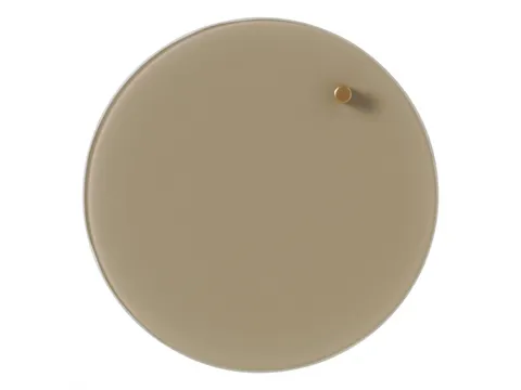 Glasmagneetbord Naga rond 25cm beige