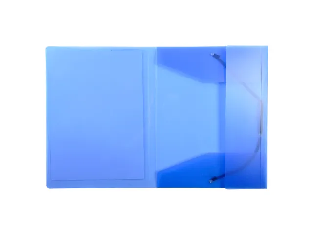 Elastomap 3klep PP Kreacover blauw