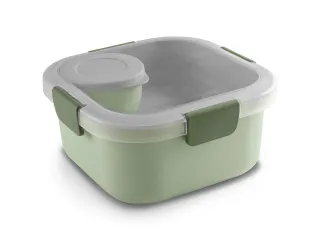 Sigma Home food to go lunchbox 1,4L groen - 17,7x17,7x8,7cm - 2