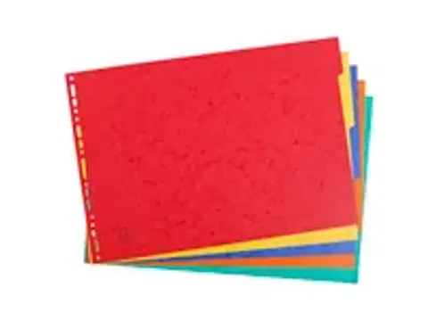 OUTLET Tabbladen glanskarton 400g A3 5 tabs