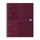 Spiraalblok Oxford International Notebook A4+ lijn Rood