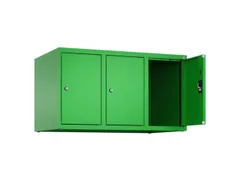 opzetkast,v. locker,3vak.,vak B 300mm,HxBxD 500x900x500mm,cilinderslot