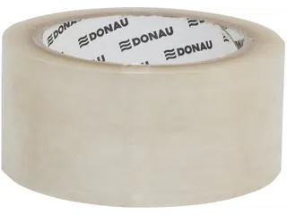 Donau Solvent verpakkingstape PP 48mmx60m 42 micron transparant - 5