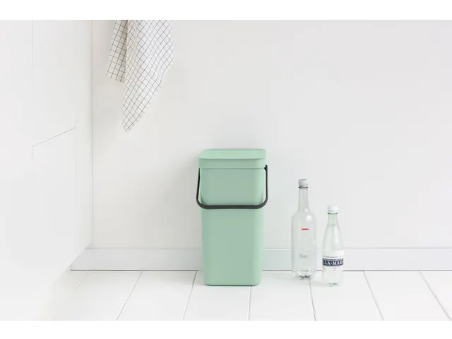 Afvalemmer Sort & Go 16 Liter Jade Groen