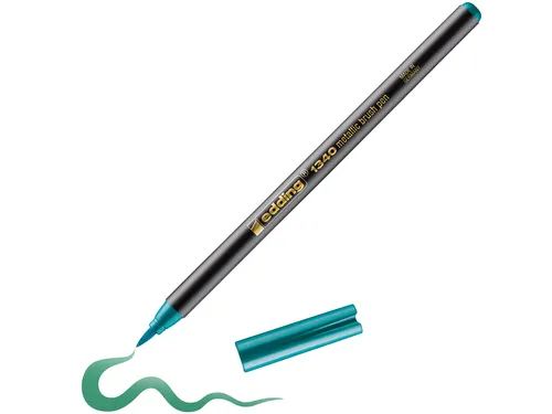 Brushpen edding 1340 metallic groen