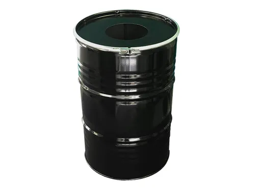 Stoere Afvalbak Binbin Met Inwerpopening 200 Liter Zwart