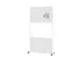 Cloison acoustique MAULconnecto 2x gris clair 1x tableau blanc mobile