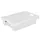 Euronorm Draaistapelbak 150x600x400mm Wanden/bodem Gesl. Wit 25l