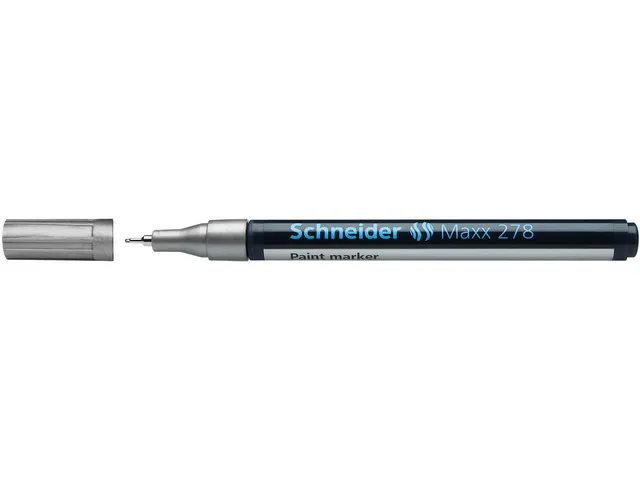 Lakmarker Schneider Maxx 278 0.8mm Zilver