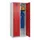 locker,HxBxD 1850x800x500mm,2vak,vak B 400mm,draaigrendel