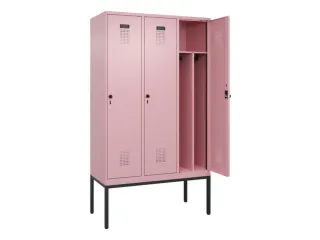 locker voor scheiding van kleding,HxBxD 2120x1200x500mm,3vak - 1