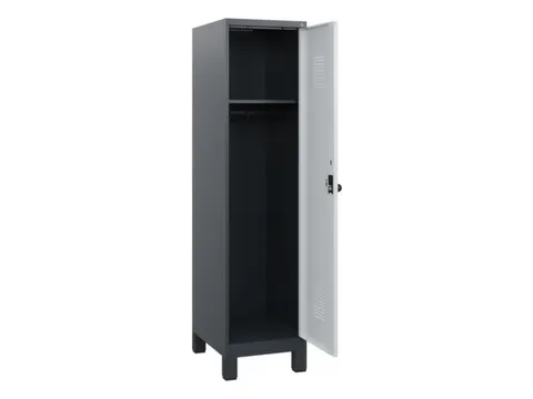 schoollocker,HxBxD 1630x400x500mm,1vak,vak B 400mm,draaigrendel,voeten