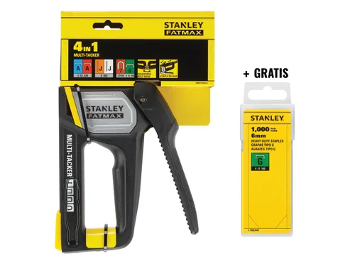 Stanley Fatmax nietpistool 4-in-1 + nietjes type A 1000 stuks