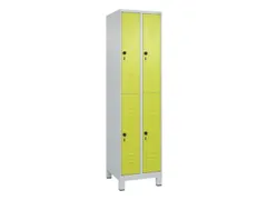 dubbeldekse locker,HxBxD 1950x500x500mm,2x2vak.,vak B 250mm