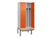 locker voor scheiding van kleding,HxBxD 2120x800x815mm,2vak
