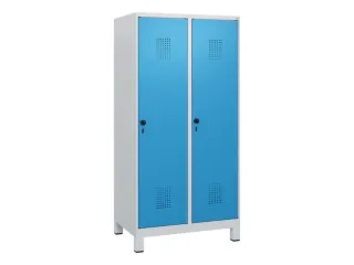 schoollocker,HxBxD 1630x800x500mm,2vak,vak B 400mm,draaigrendel,voeten - 2