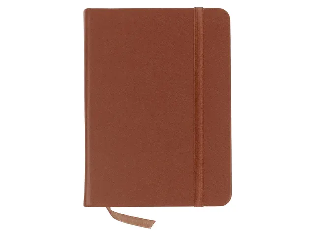 Schetsboek Kangaro A6 cognac PU HC 80 vel 140gr roomwit met elastiek e