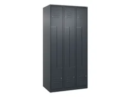Z-garderobekast,HxBxD 1850x900x500mm,vak B 150/300mm,cil.-slot