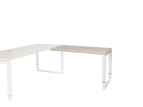 Domino Plus Aanbouw Hoogte Verstelbaar 1200x600mm Robson Eiken Wit