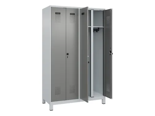 locker voor scheiding van kleding,HxBxD 1950x1200x500mm,4vak