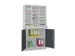 Armoire De Tri Courrier Hxlxp 1950X1000X400Mm 3X6Cases Ral7035 Façade